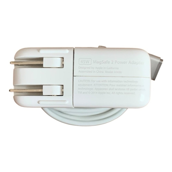 Original Apple 45W MagSafe2 Laptop Power Adapter Replacement Very Good Condition - Picture 4 of 4
